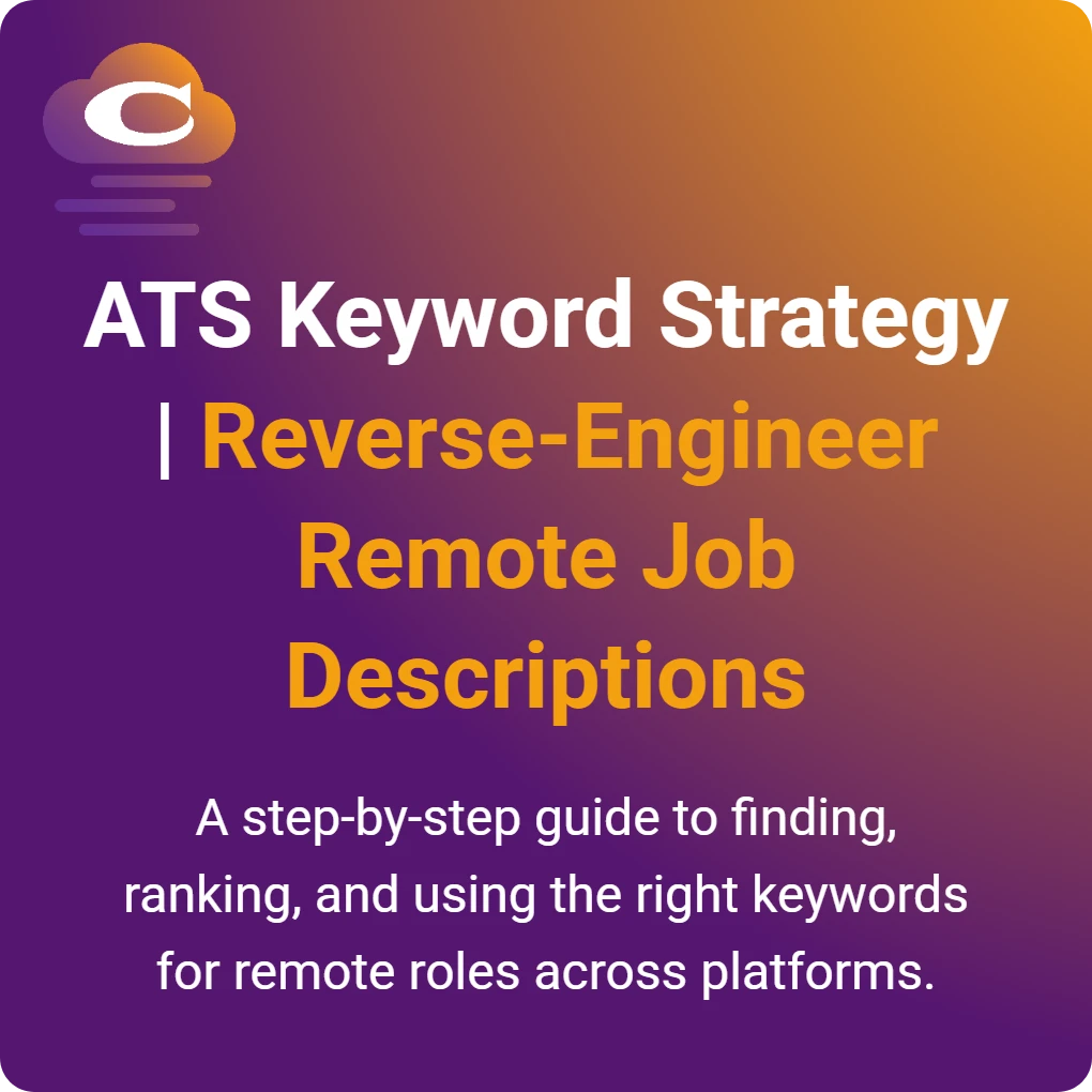 ATS Keyword Strategy