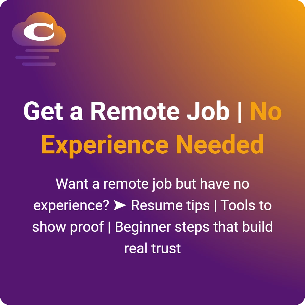 Get a Remote Job - No Experience Needed