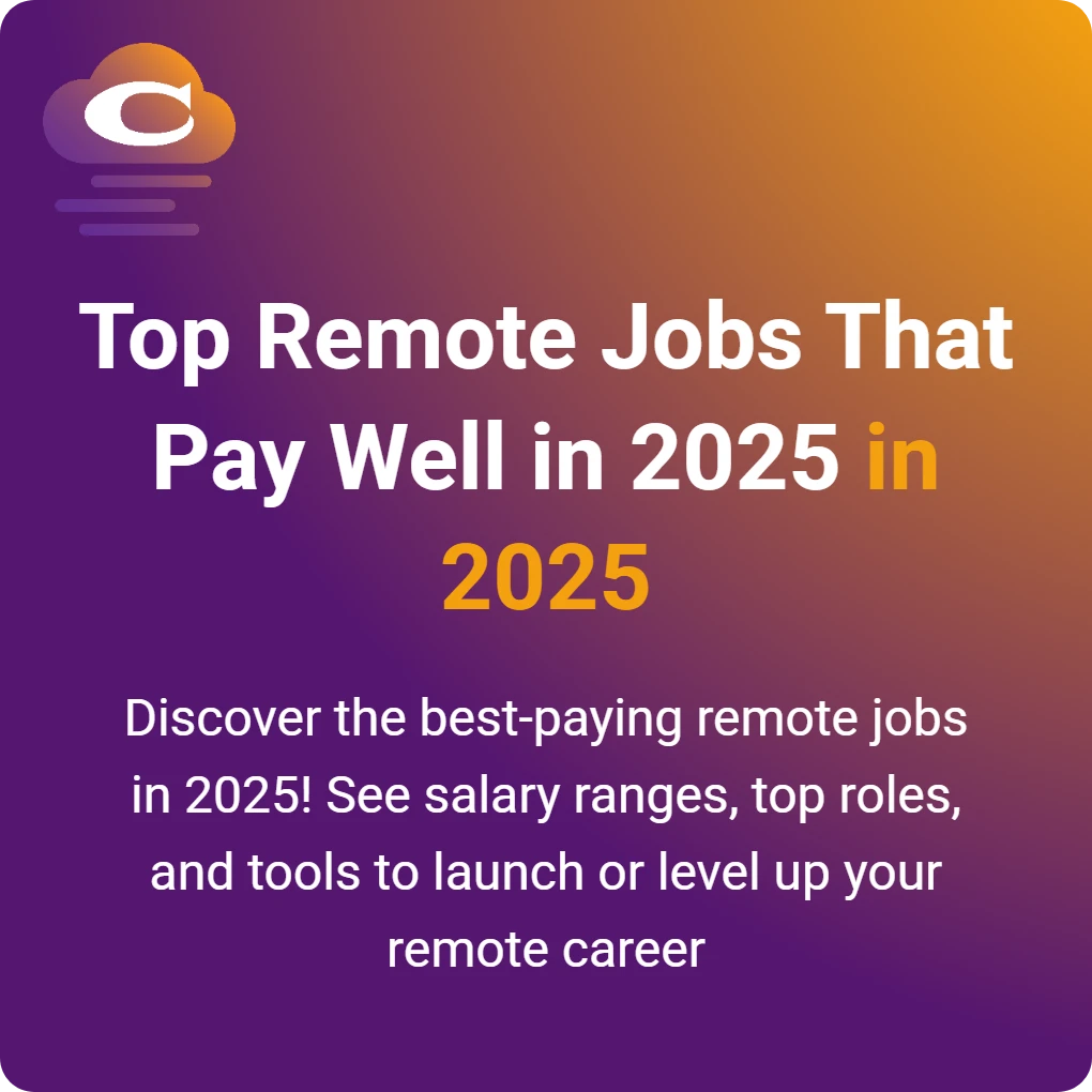 Top Remote Jobs That Pay Well in 2025